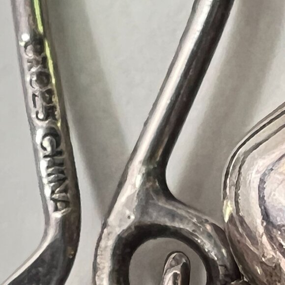 Vtg Jay King Mind Find DTR Lapis Lazuli 3-Strand 18" +3" 925 Clasp Necklace OOAK - Picture 5 of 7